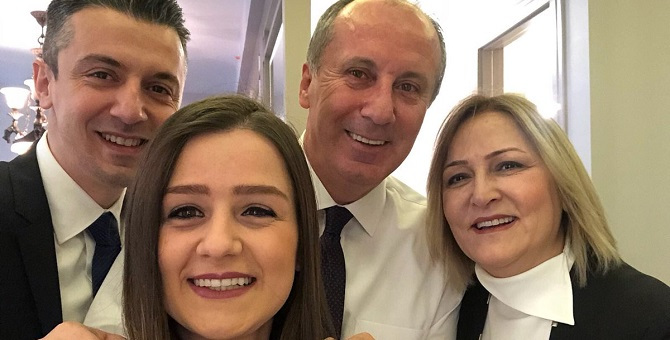 Muharrem Ince is with his family Muharrem Ince is with his family